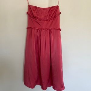 BCBG Max Azria Coral Strapless Dress - Size 4 - Worn Once